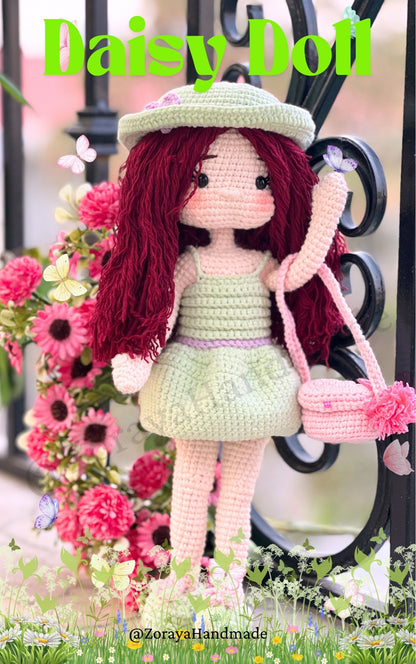 Daisy Doll – Handmade Crochet Doll