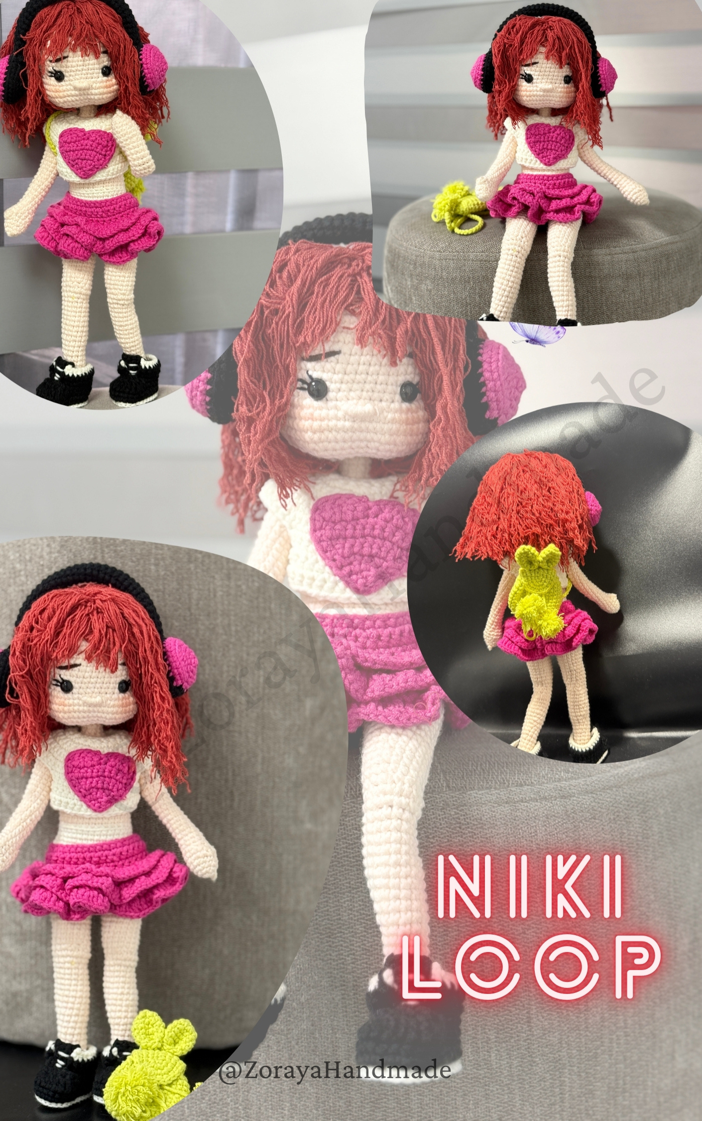 Niki Loop Doll – Handmade Crochet Doll