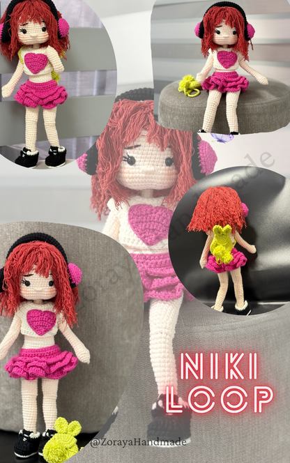 Niki Loop Doll – Handmade Crochet Doll